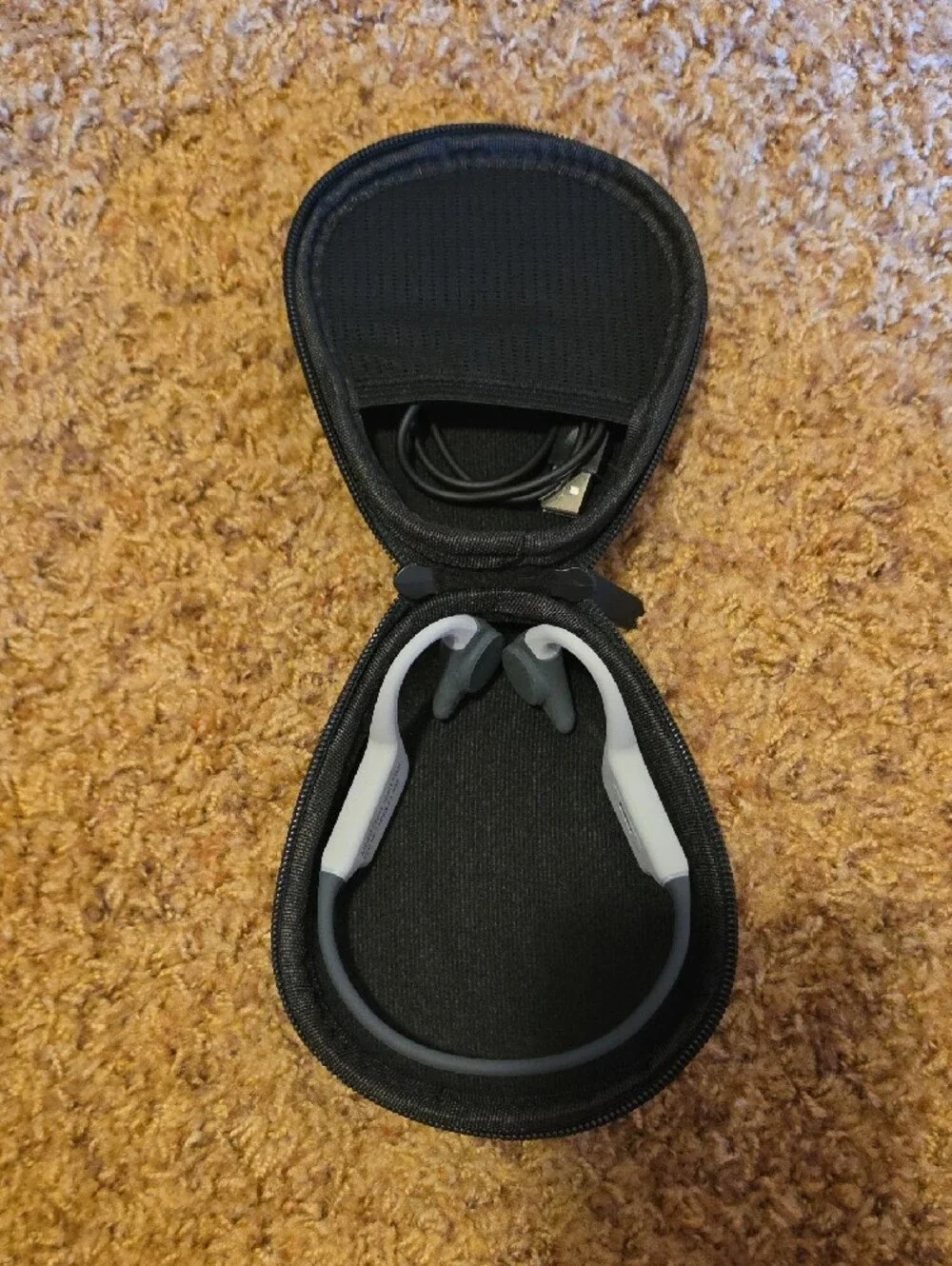 Crank Sport Bone Conduction Headphones — Space Gray/Black